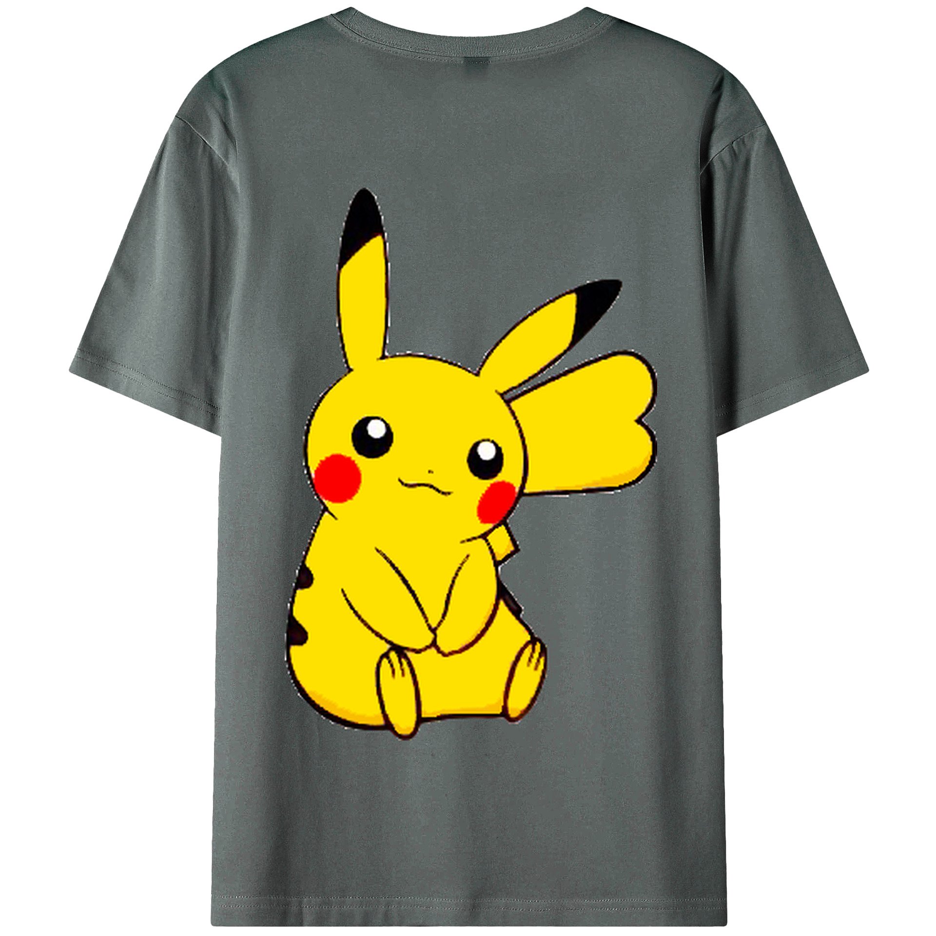 （画像用） ポケットモンスター Pokémon 綿100％半袖Tシャツ（背面プリント）